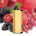 ALIBARBAR INGOT Blackberry Pomegranate Cherry 9000 Puffs 3 pack on sale